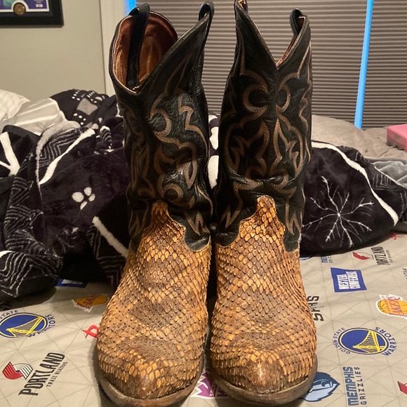 Shoes Custom Made Rattlesnake Skin Cowboy Boots Poshmark
